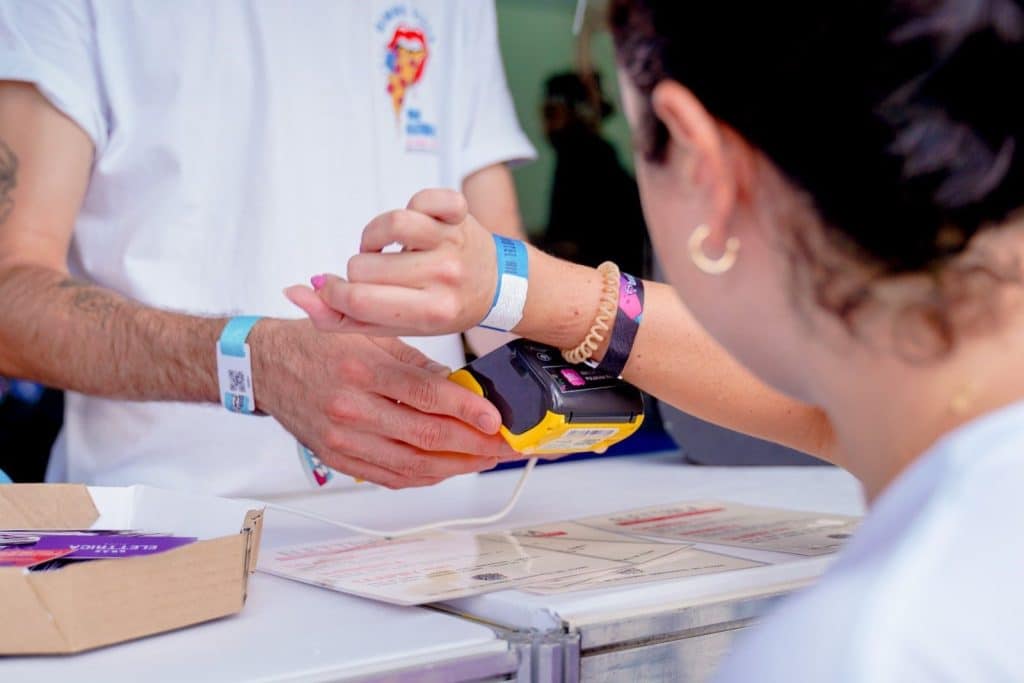 Pulseira cashless Lollapalooza 2022 