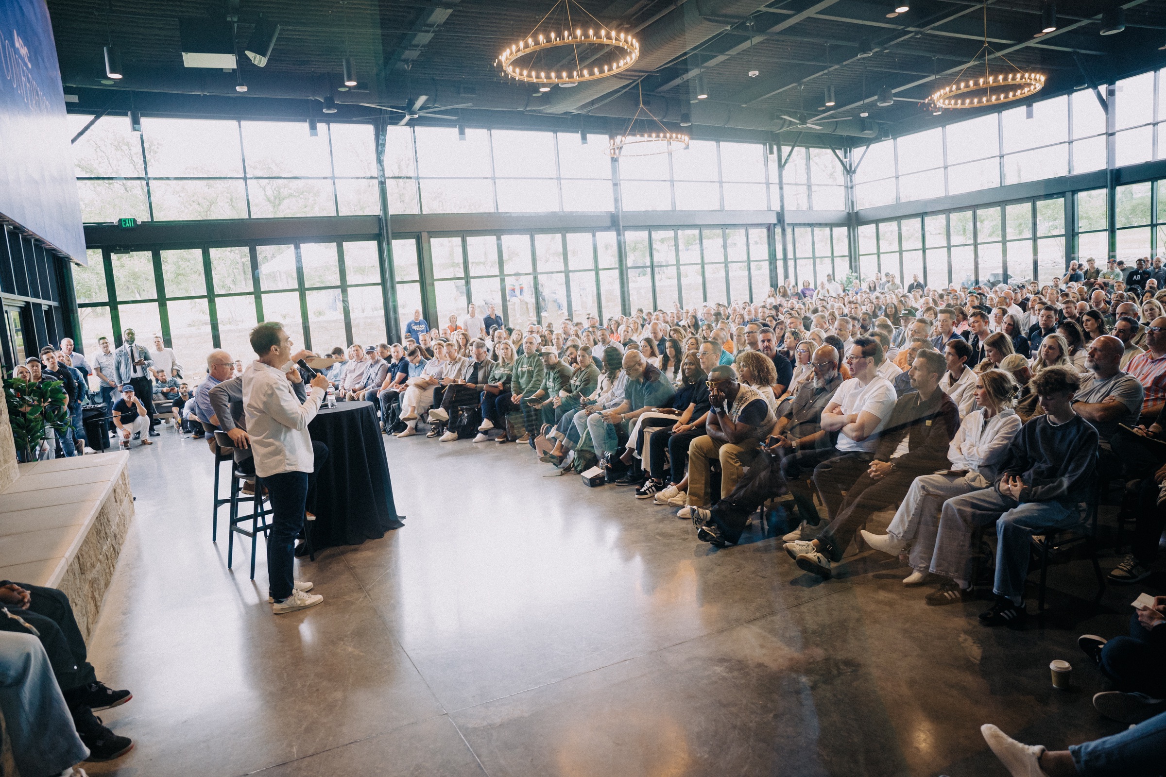 Leaders gathered for a ministry session