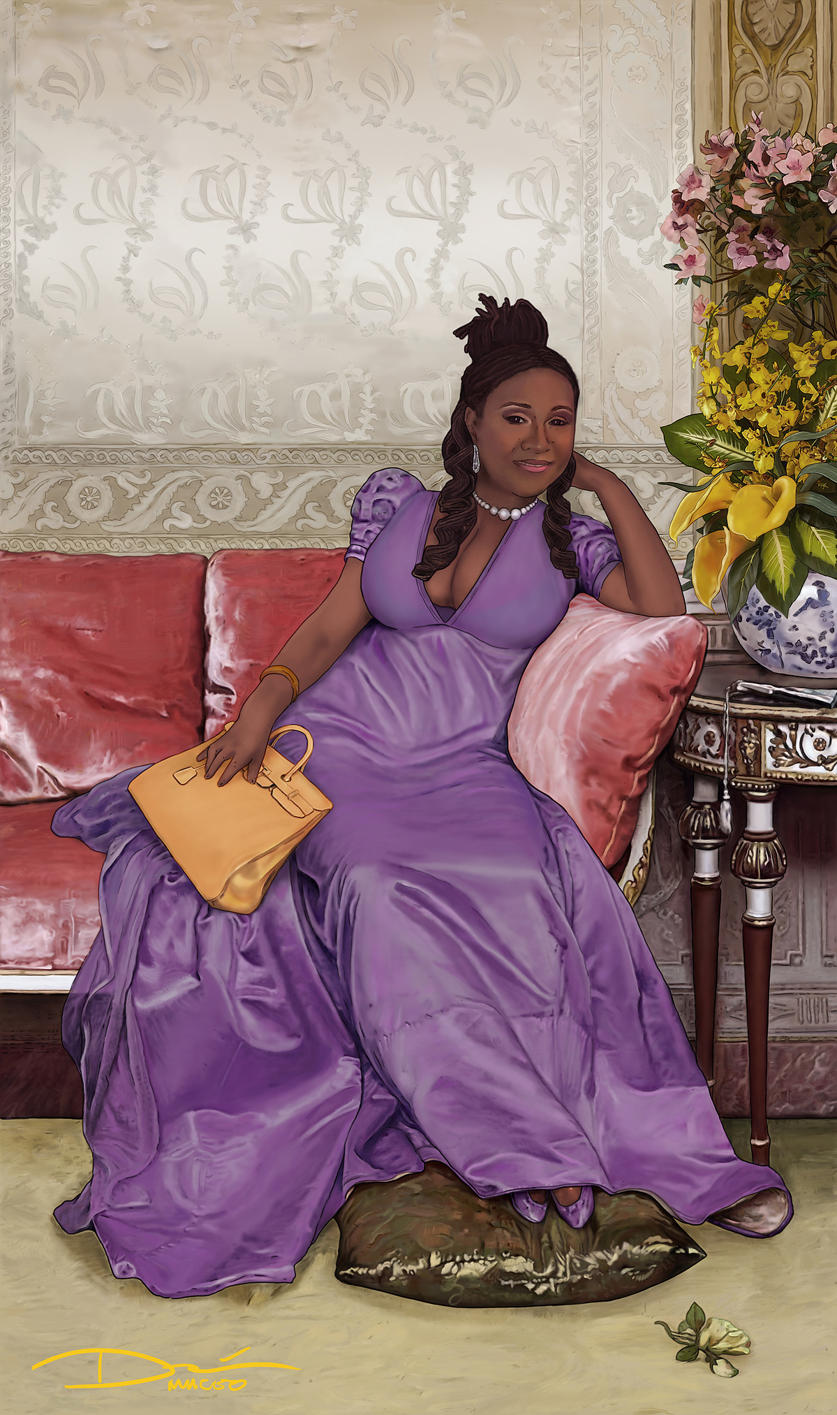 Nikea in Repose portrait