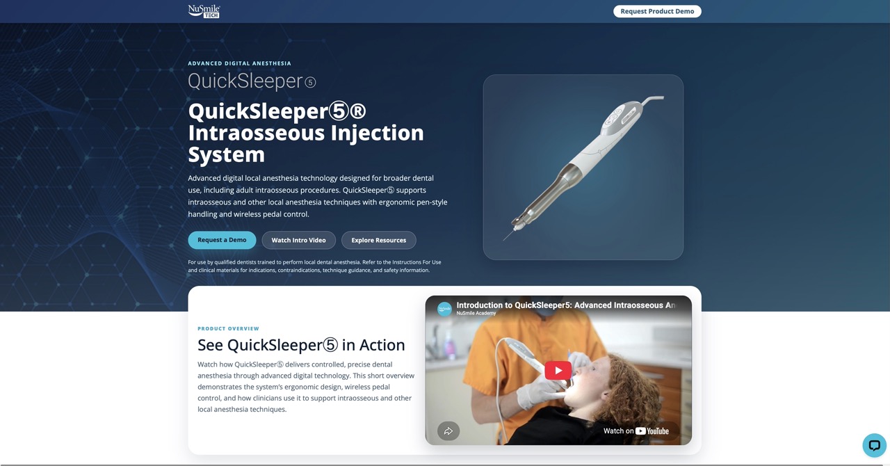NuSmile Tech website screenshot