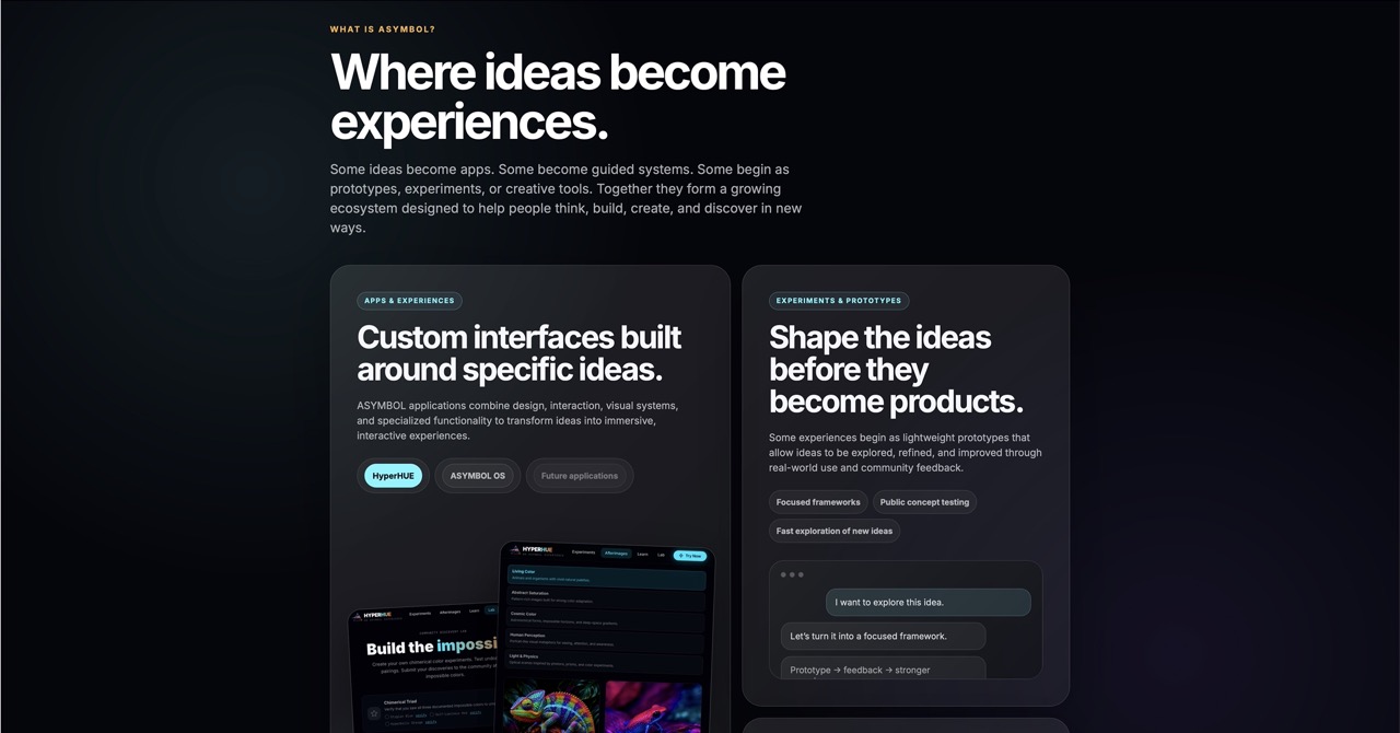HyperHUE web app interface
