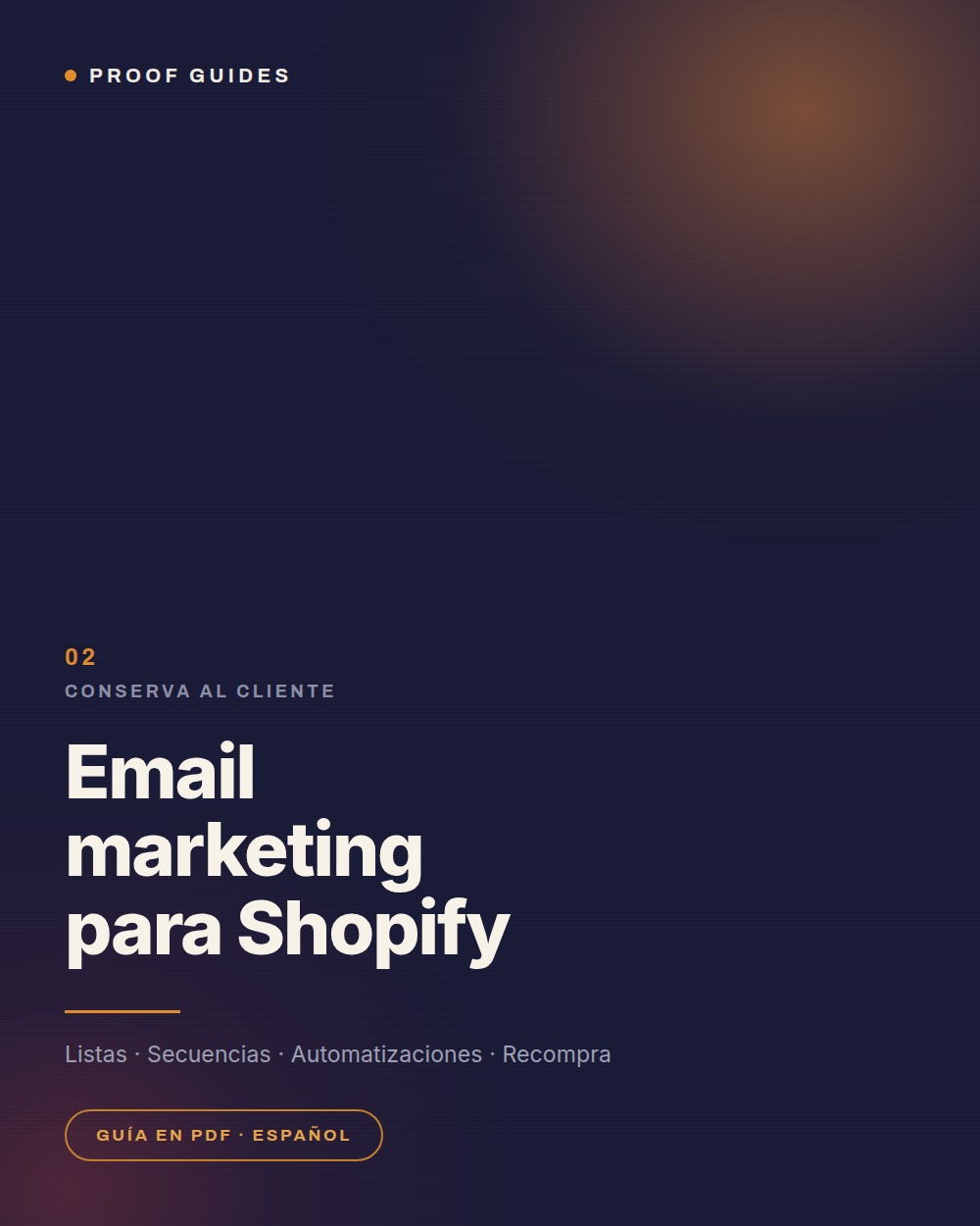 Portada de Email marketing para tiendas Shopify — guía en español