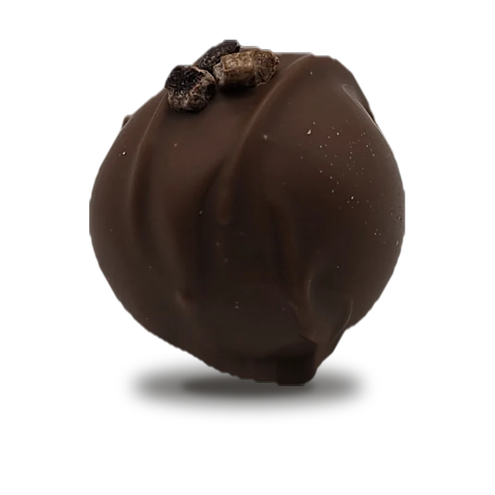 Nuss Nougat dunkel – handgemachte Praline aus dem Torten Atelier Nicole Lachmayr