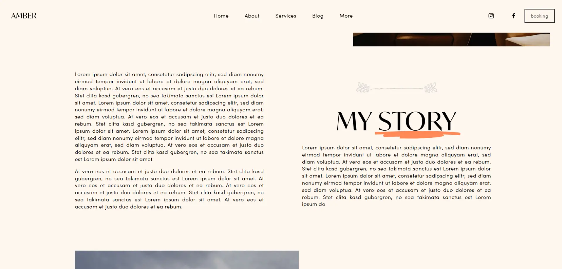 Screenshot vom Amber Workspace Template