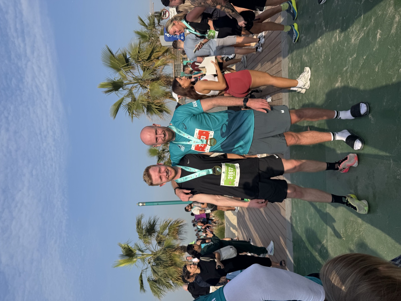 Half marathon with Aaron in Dubai