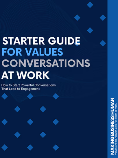 Starter Guide For Values Conversations at Work