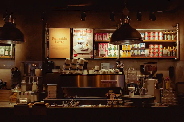 Een koffiebar