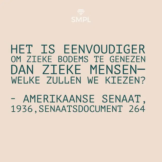 Wat zat er vroeger in de bodem en is nu verdwenen