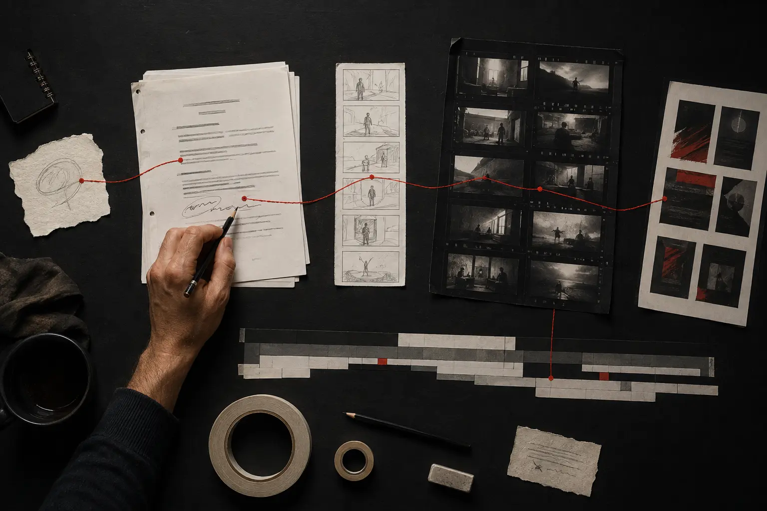 From original idea to script, storyboard, edit and content packaging