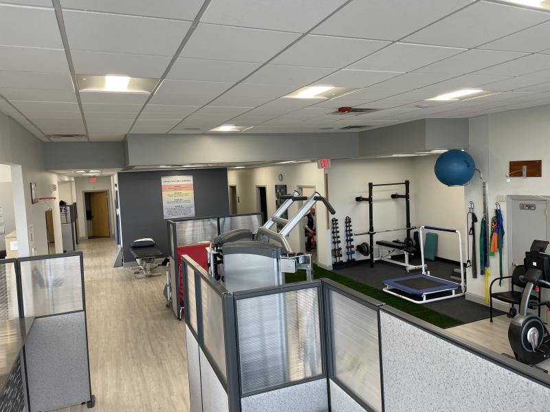 Interior view of the PT&SR Norwood treatment area