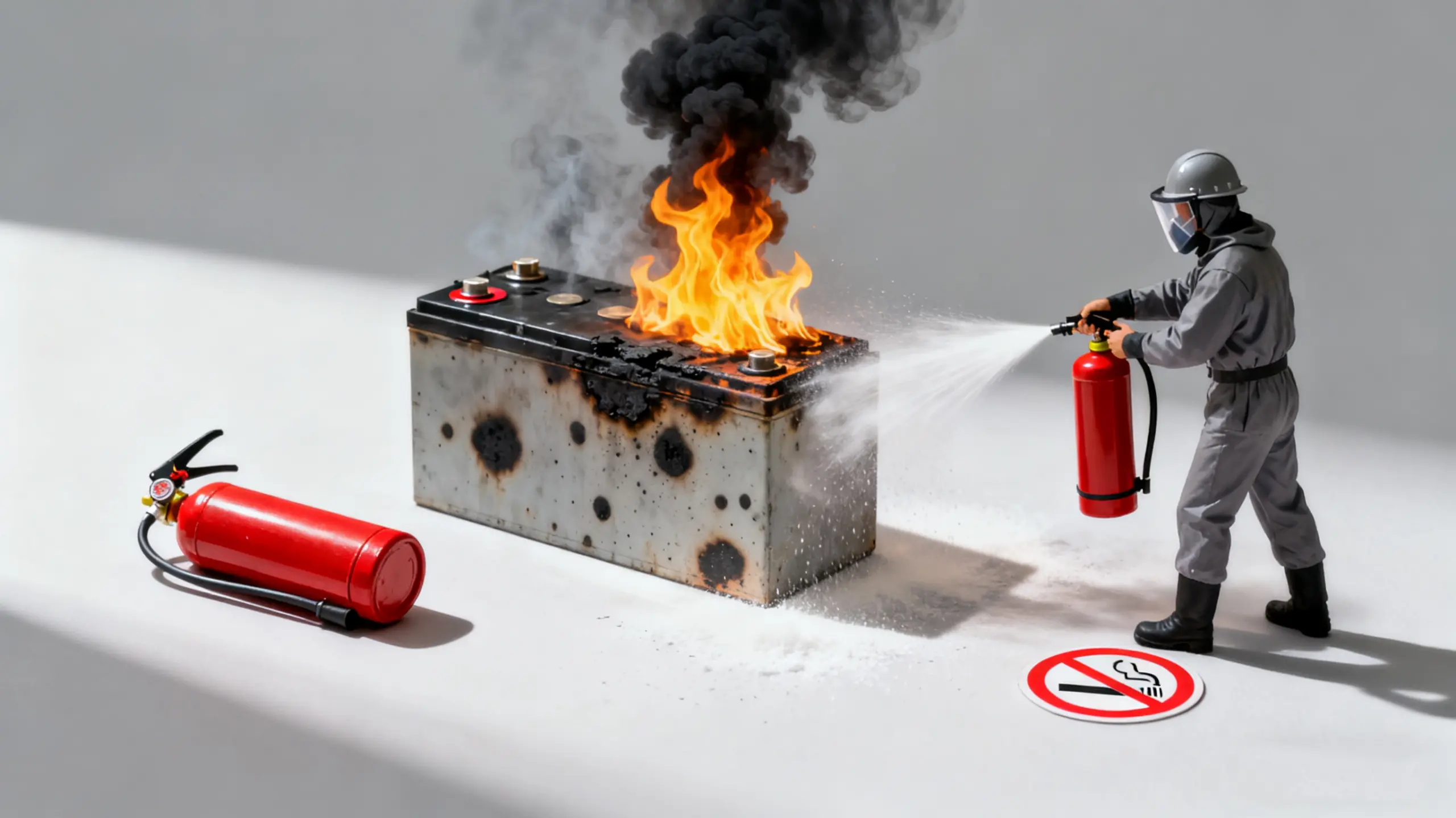 Vergleich von Brandschutzmethoden für Energiespeichersysteme