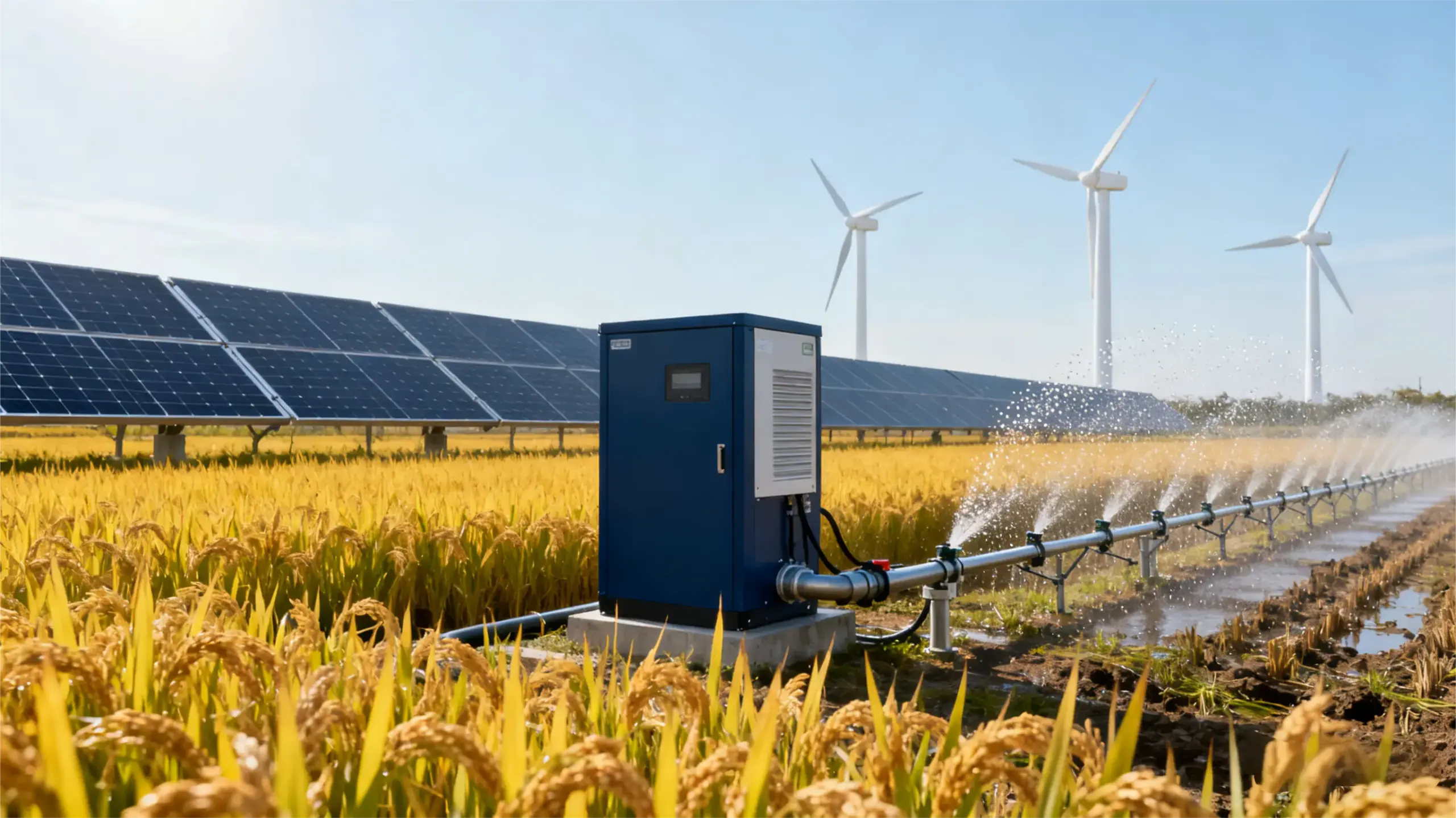 Energiespeicherung sichert stabile Stromversorgung für Bewässerung und Kühllagerung in der Landwirtschaft