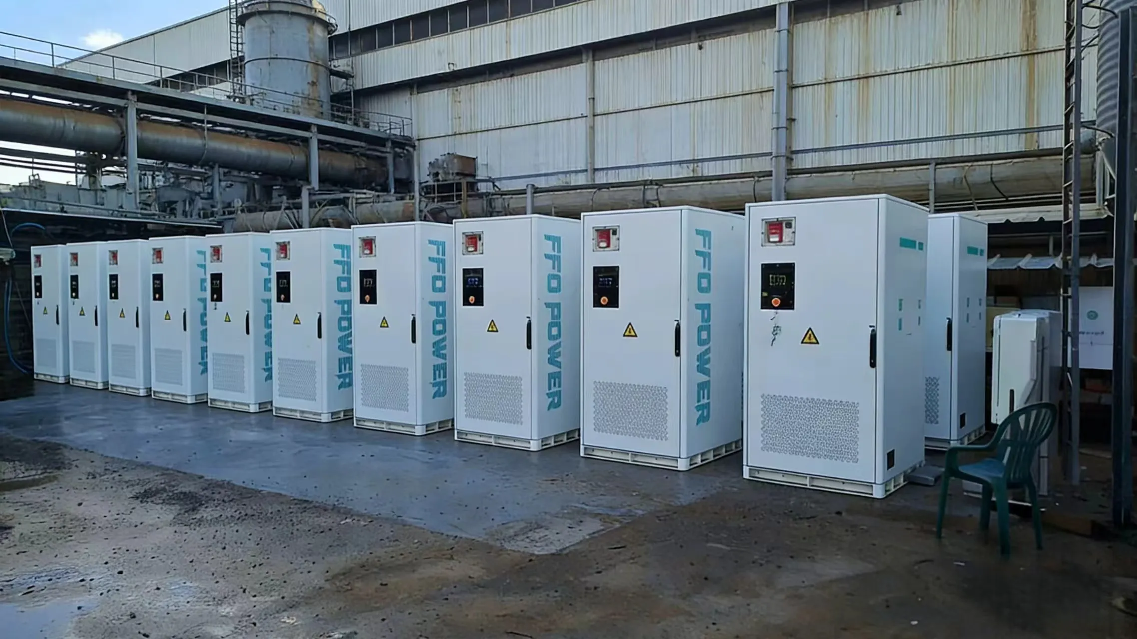 BESS für TOU-Arbitrage in Türkiye – 26 Galaxy261L All-in-One-Schrank-BESS-Einheiten (3,25MW/6,79MWh) an einem Industriestandort für Laden außerhalb der Spitzenzeit und Entladen bei Spitzenlast