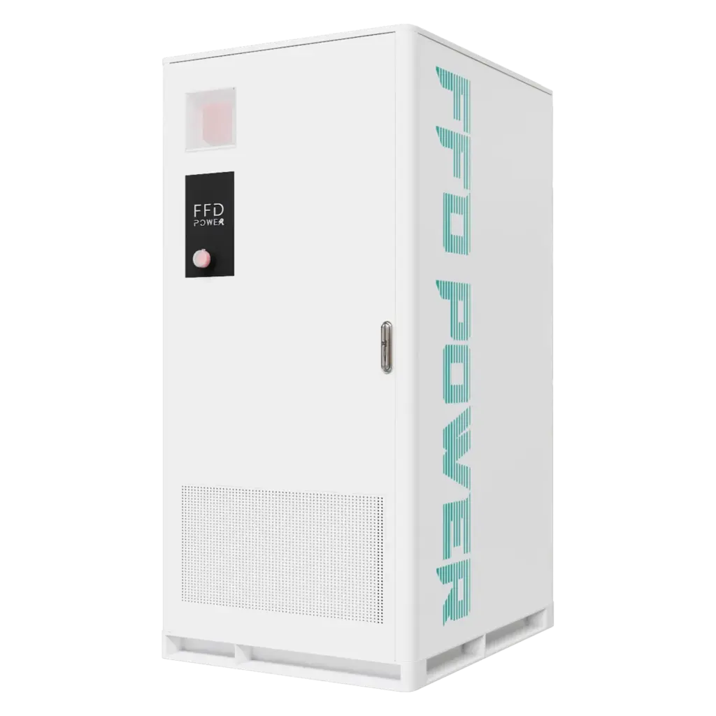 FFD POWER Galaxy Batterieschrank für gewerbliche und industrielle Anwendungen mit Bedienpanel und Not-Aus-Schalter