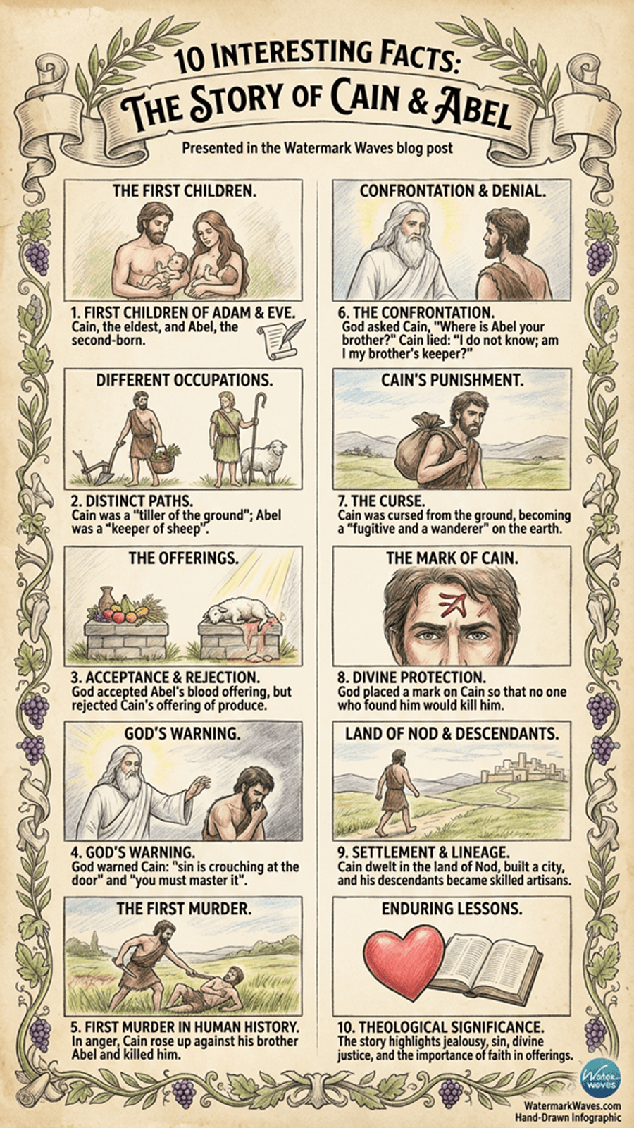 Infographic - Cain and Abel