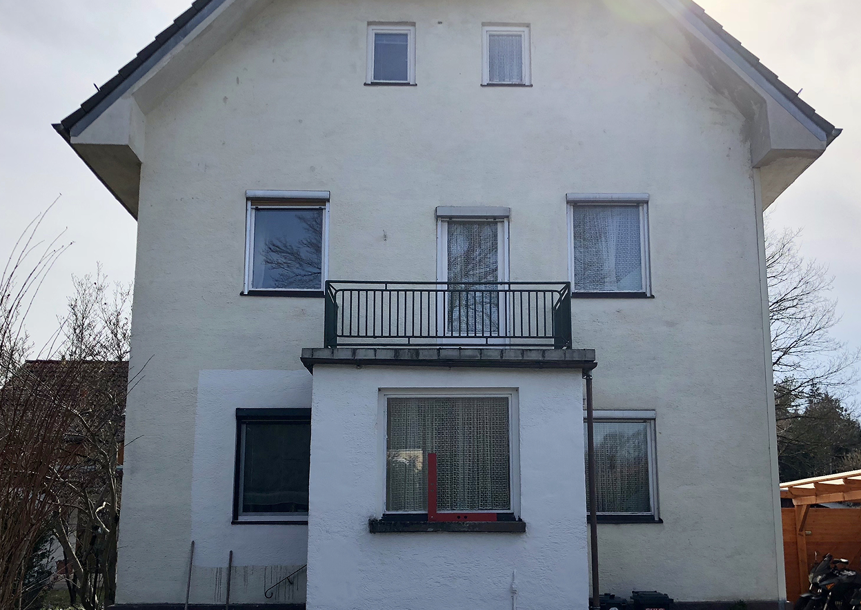 Fassade in München vor der Renovierung