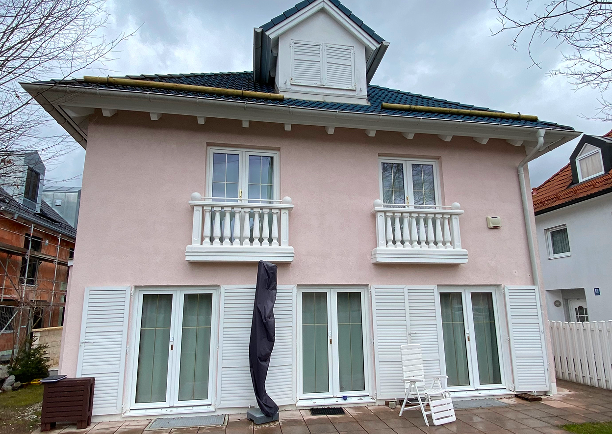 Fassade in München vor der Renovierung