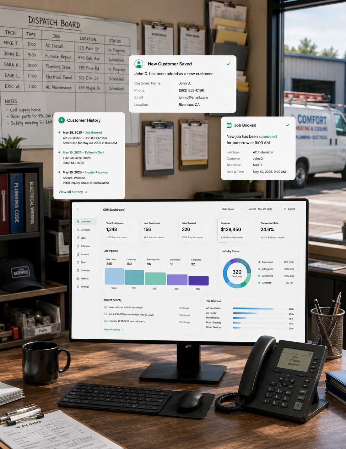 PropelOne Voice AI writing call details into the CRM customer record