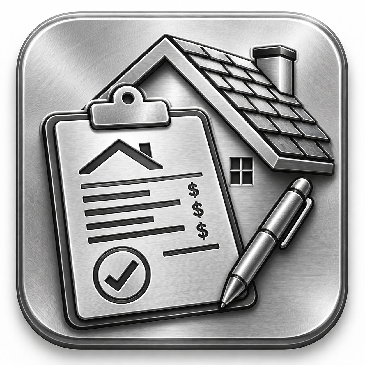 Property record showing water heater details, a list of fixtures, and a timeline of recent service calls