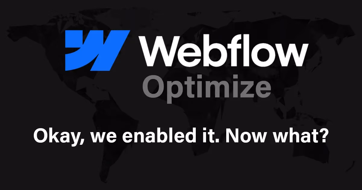 Okay, we enabled it. Now what?