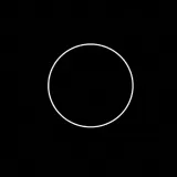 White circular loading spinner on a black background, animated to rotate continuously clockwise.