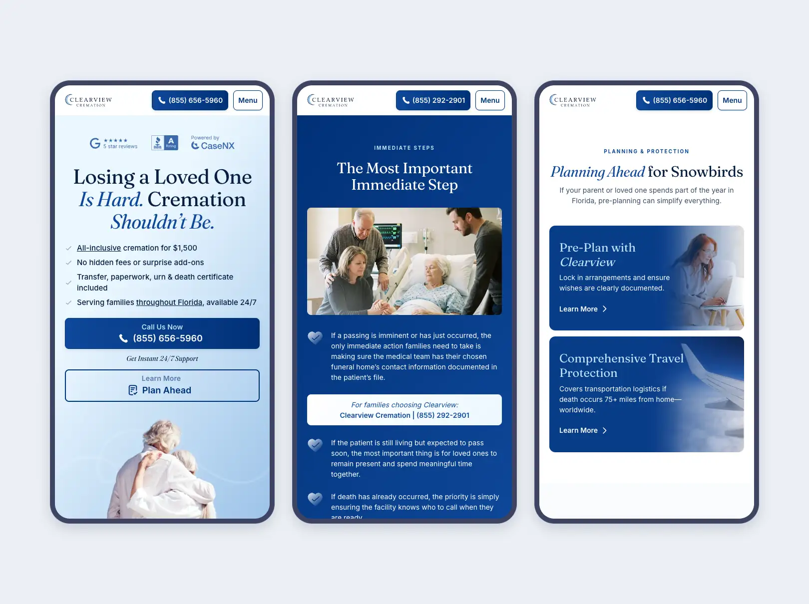 Clearview Cremation by Stela Studios