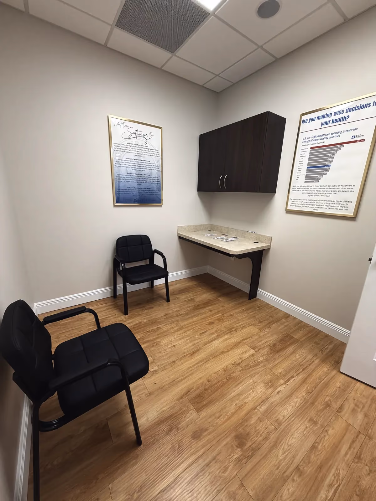 Consultation room at the Port St. Lucie office