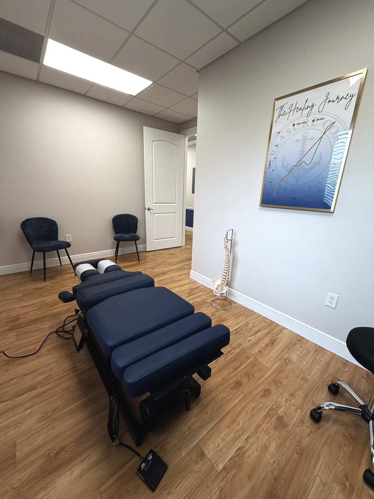 Adjusting room at the Port St. Lucie office
