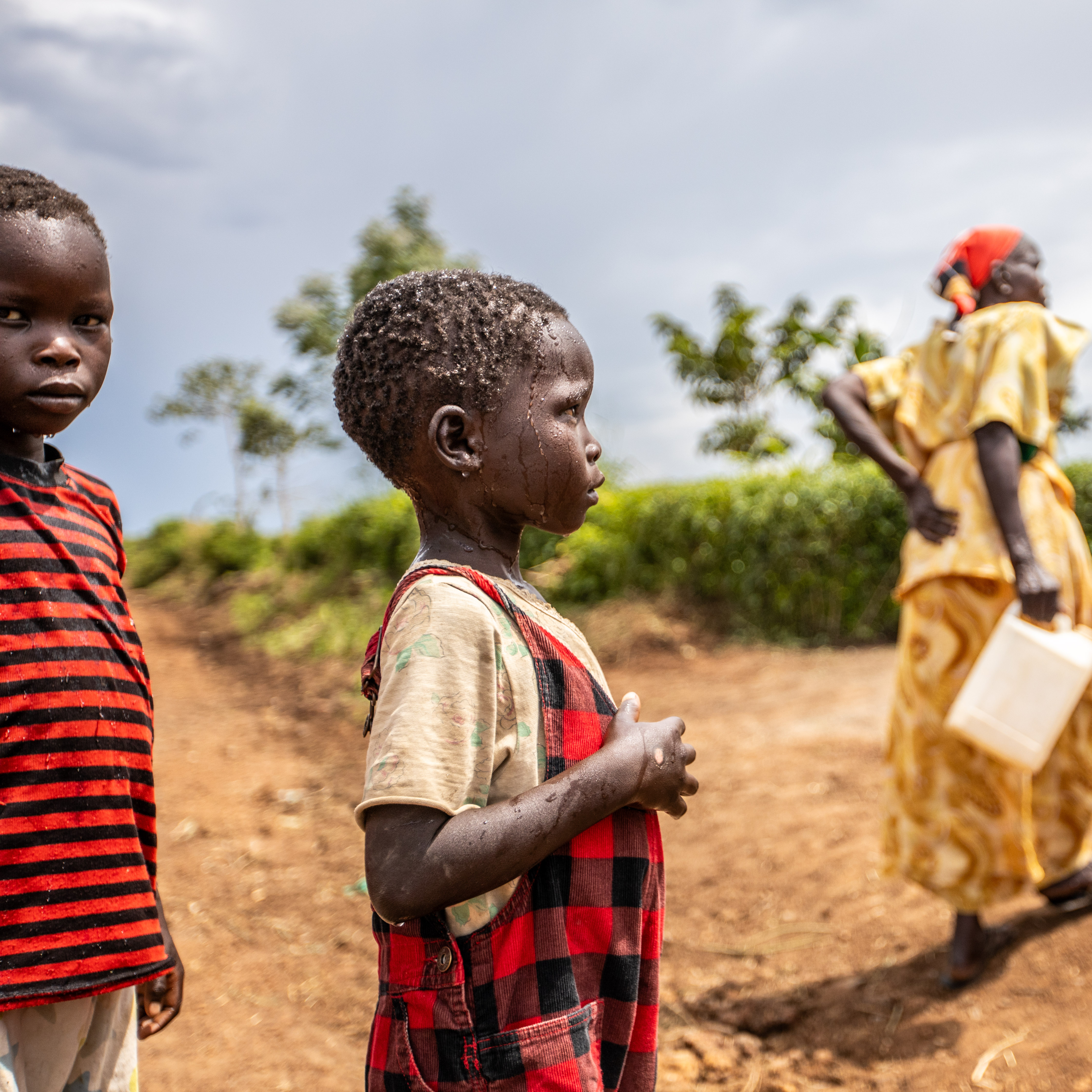 Community members in Nebbi District, Uganda