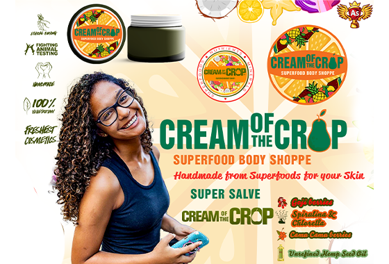 Cream of the Crop product range and packaging