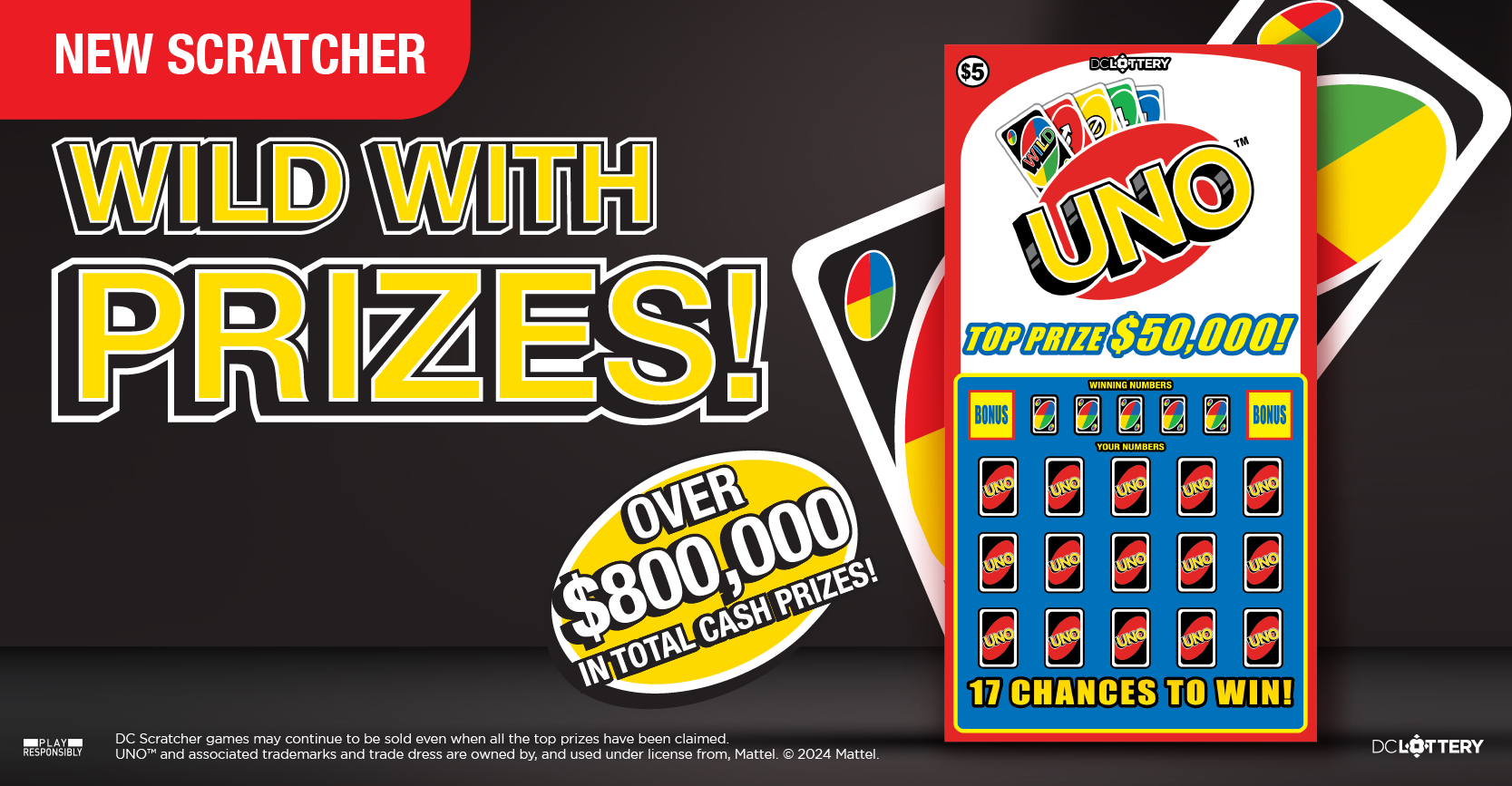 DC Lottery Uno Scratcher Campaign