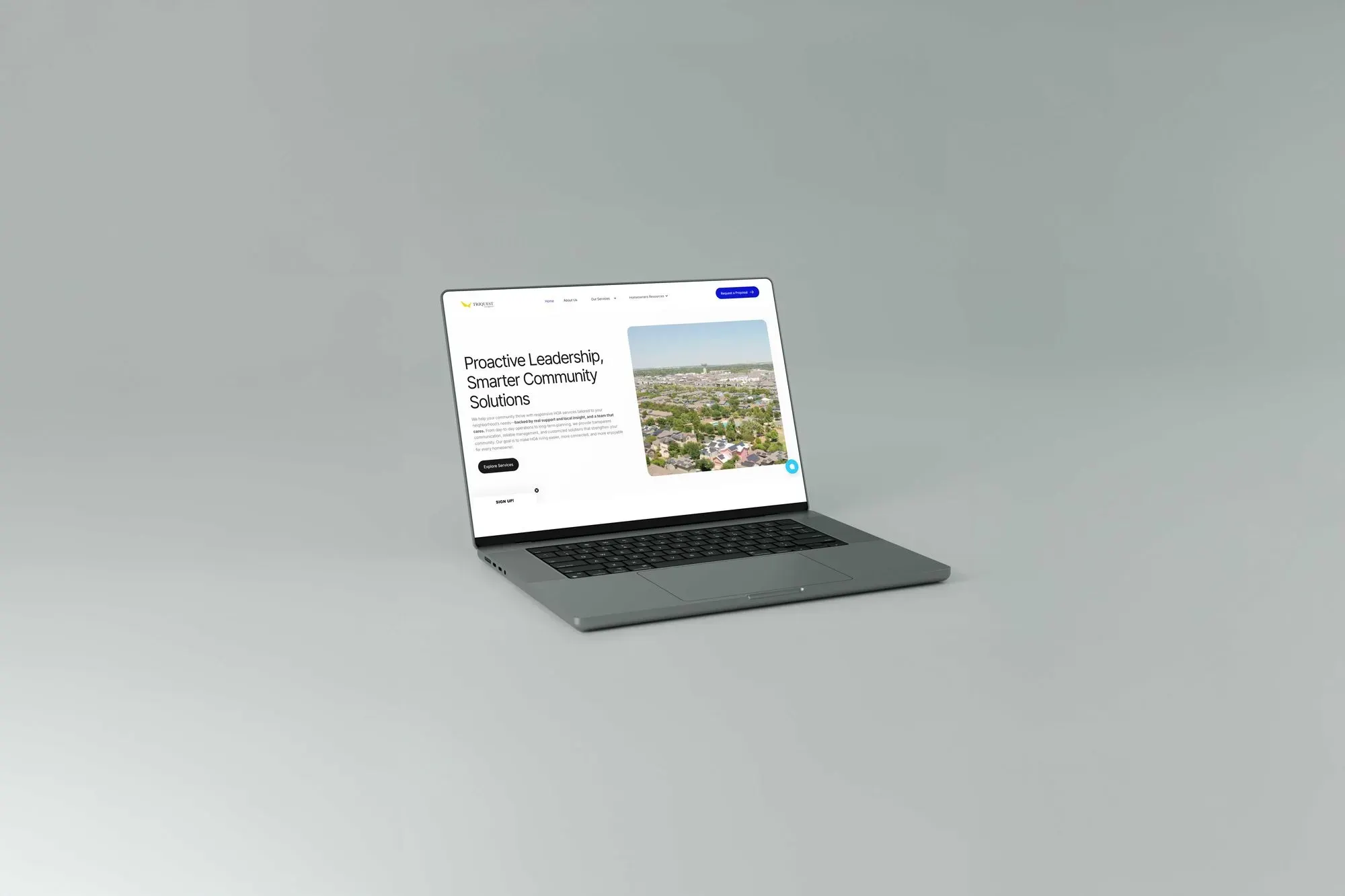 Triquest Management Website