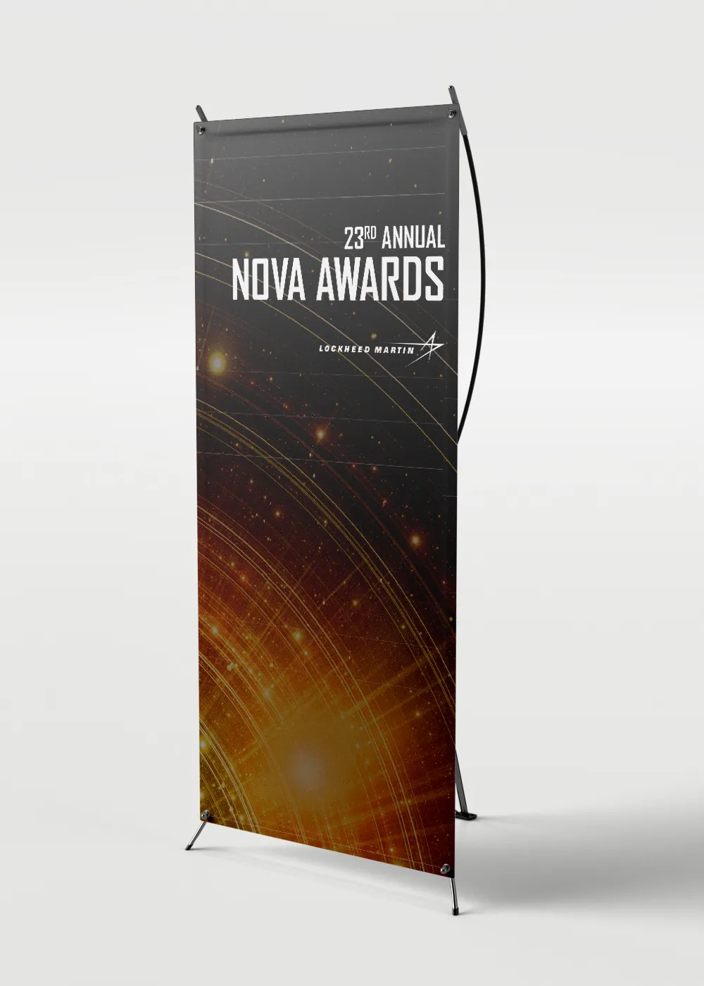 Programme collateral rolled out across the NOVA Awards ceremony touchpoints