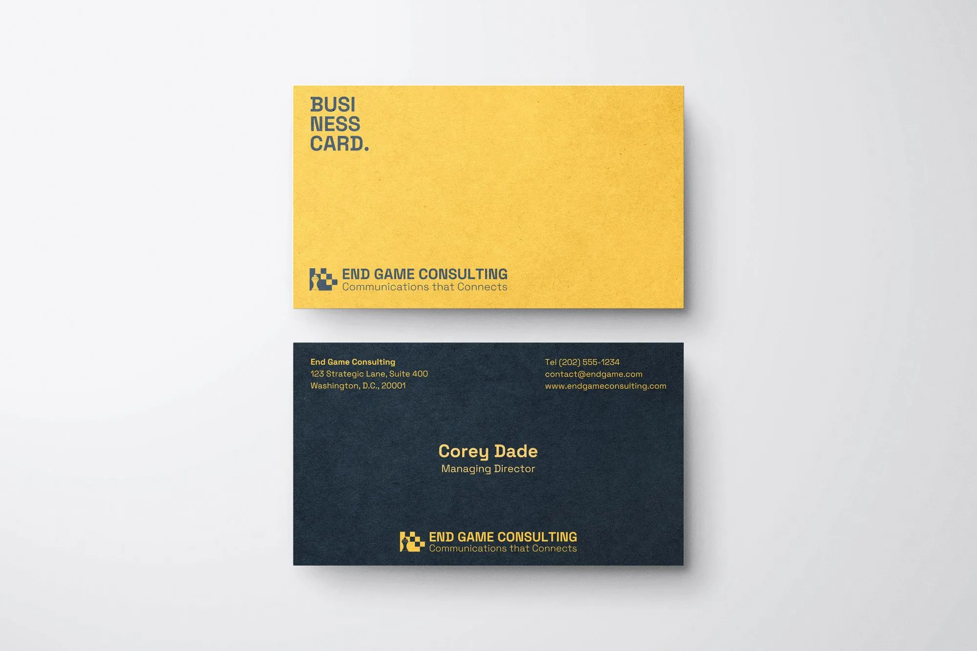 Final identity asset from the End Game Consulting brand package