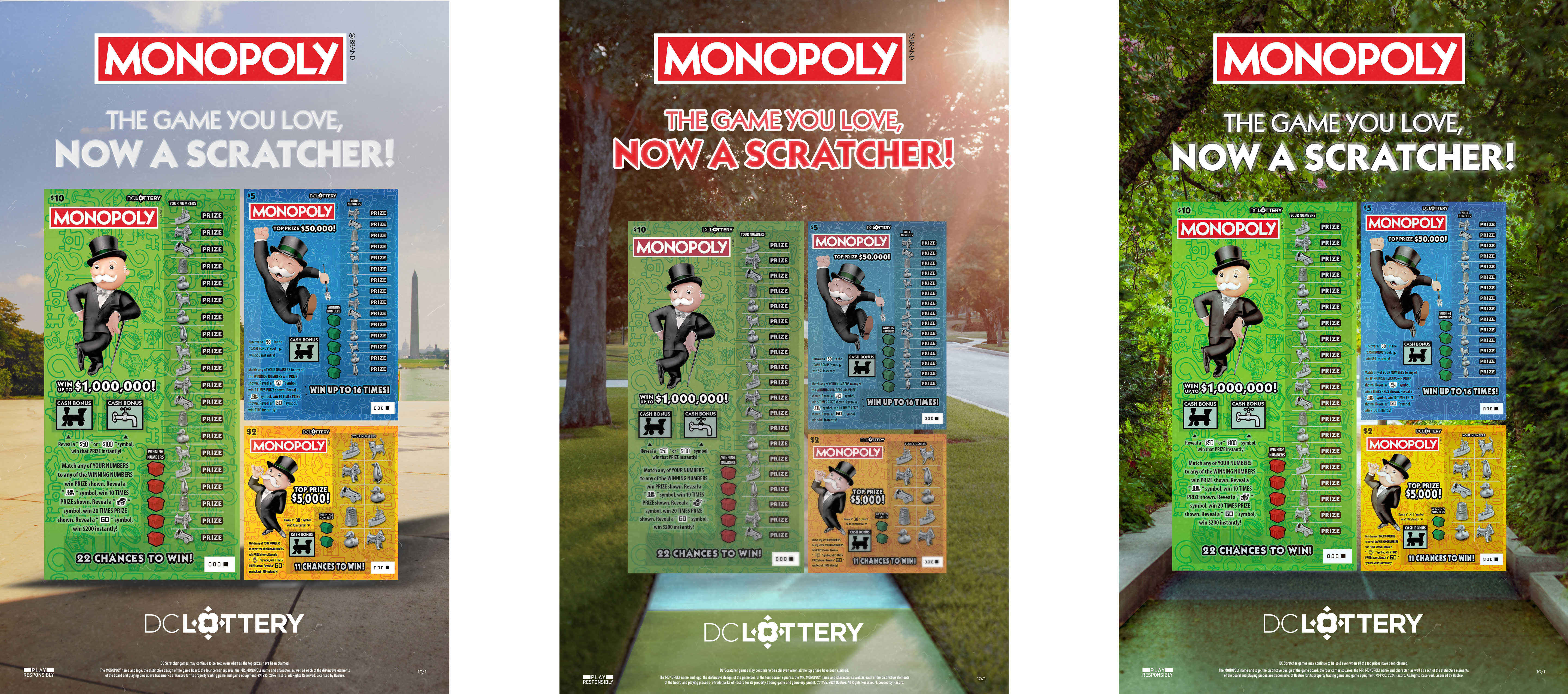 Final Monopoly campaign concept board, version one second variant