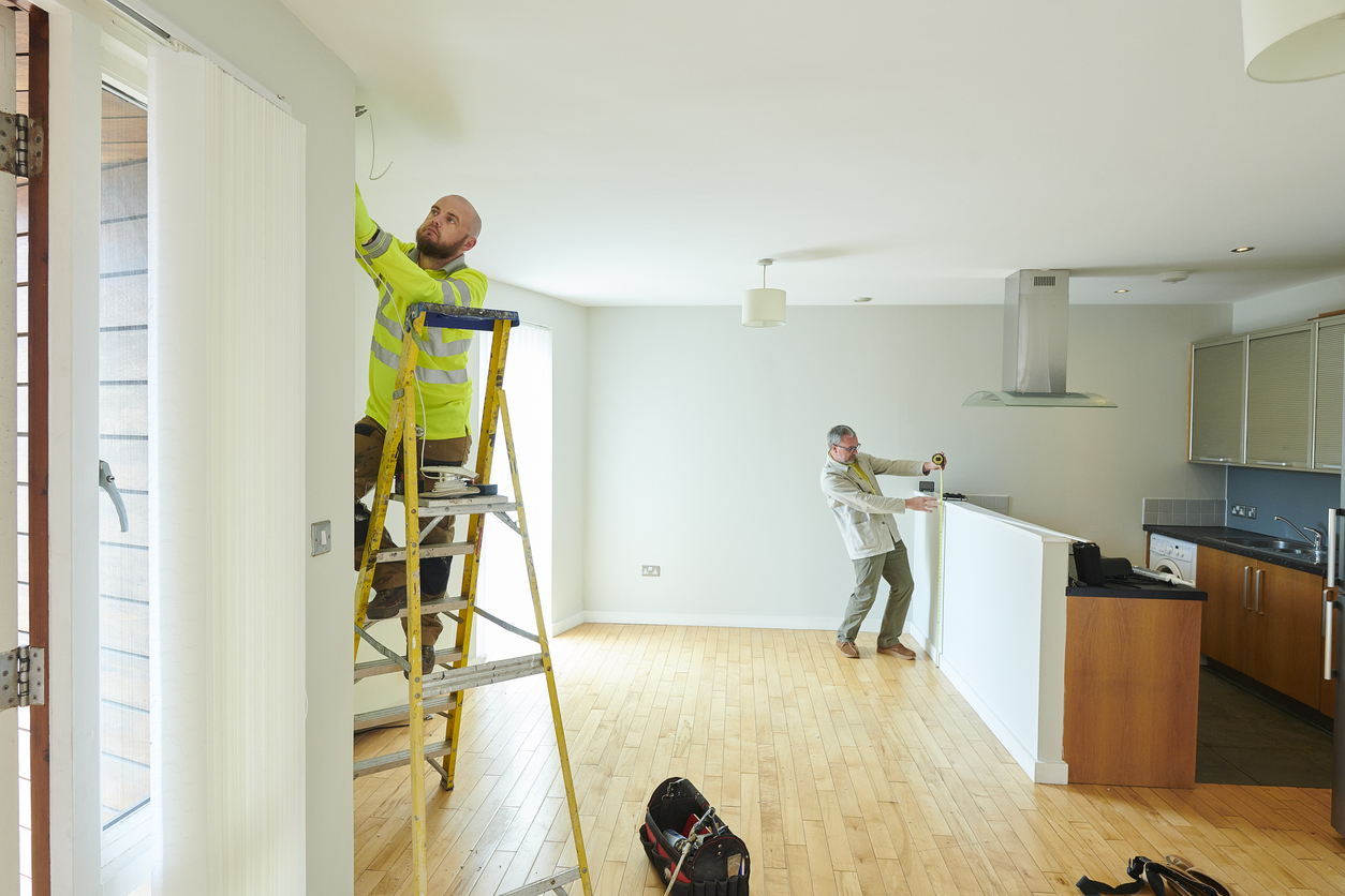 image of before and after cleaning in a kitchen