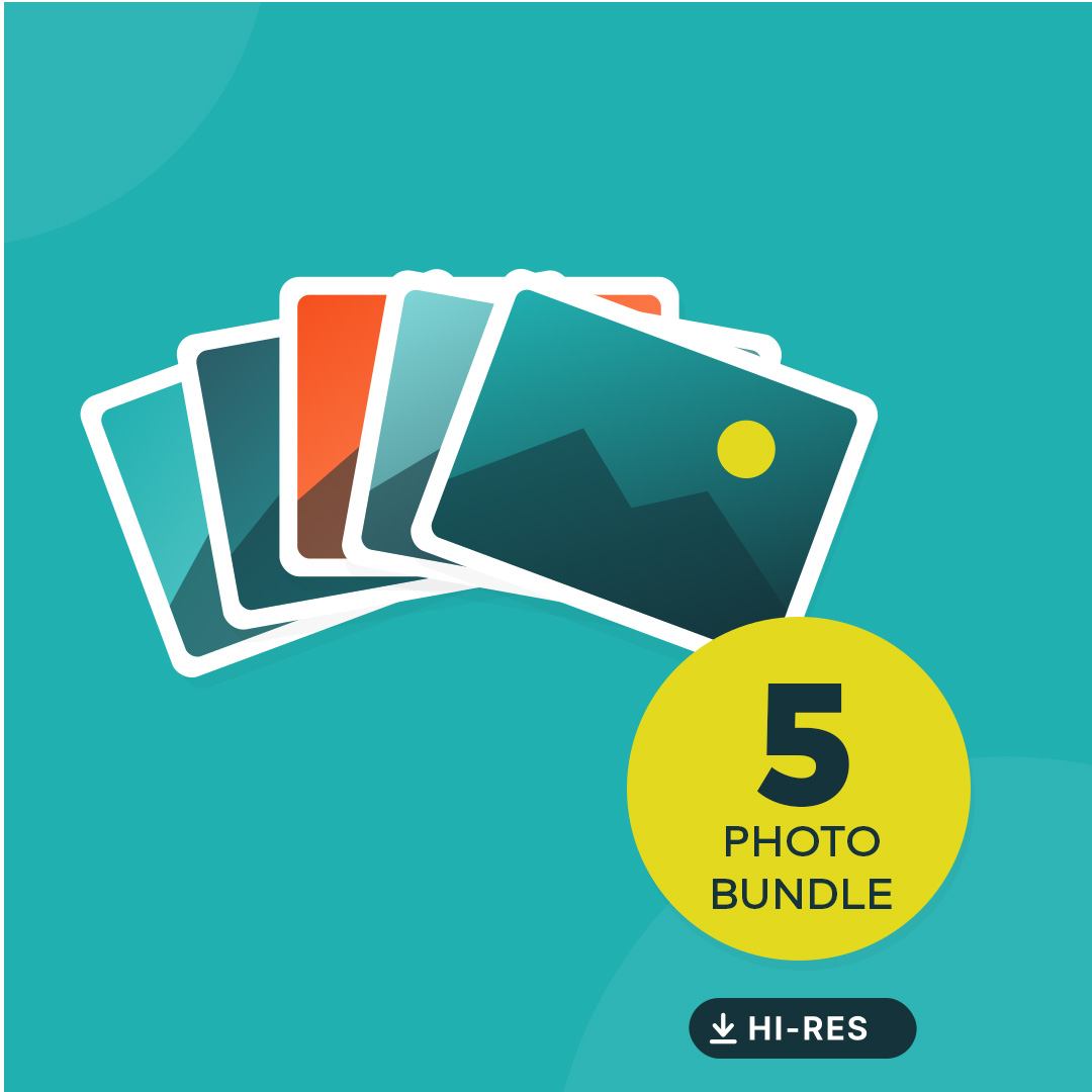 Bundle of 5 high resolution digital photos
