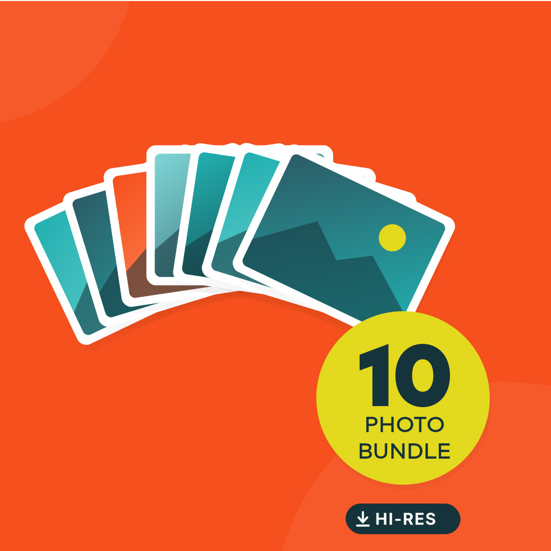Bundle of 10 high resolution digital photos