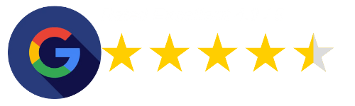 Google five star reviews badge - Cheshire Clinics private GP online