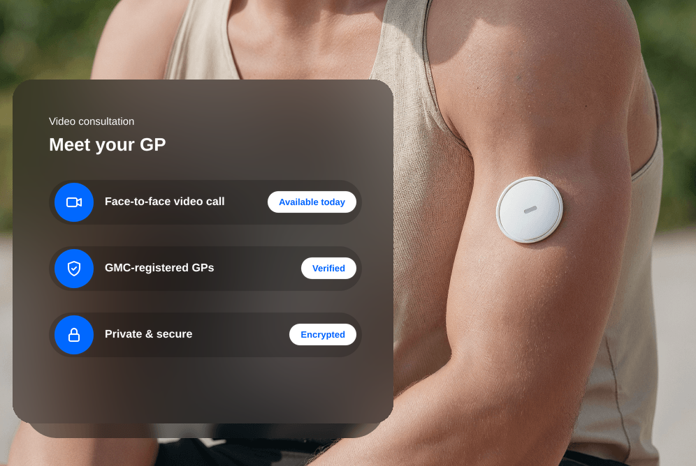 Online video consultation with a GMC-registered private GP