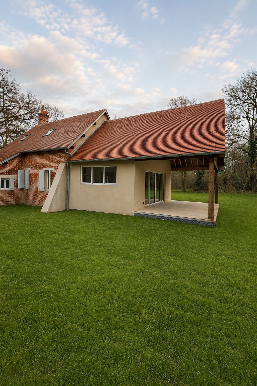 Maison individuelle en Sologne, Dhuizon