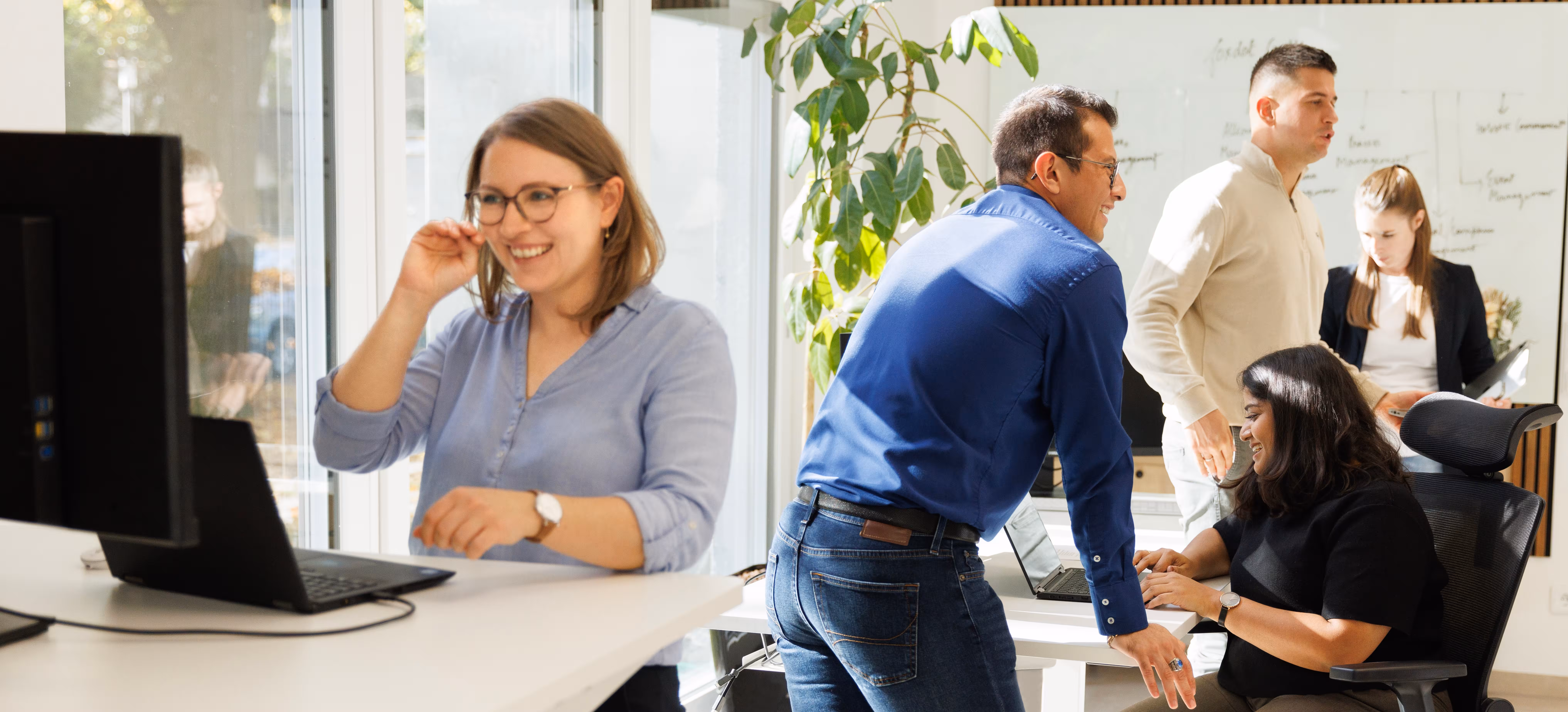 foxdot employees at work