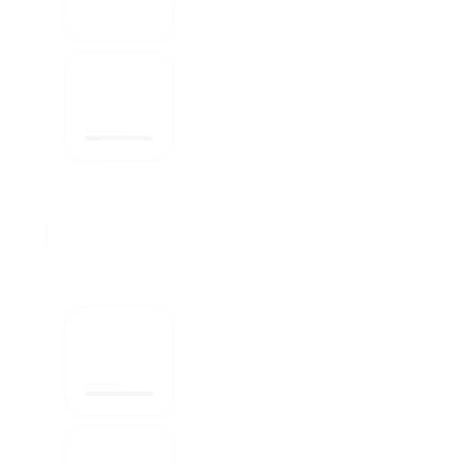 Three stacked boxes with two curved arrows pointing downward between them, illustrating a flow or process.