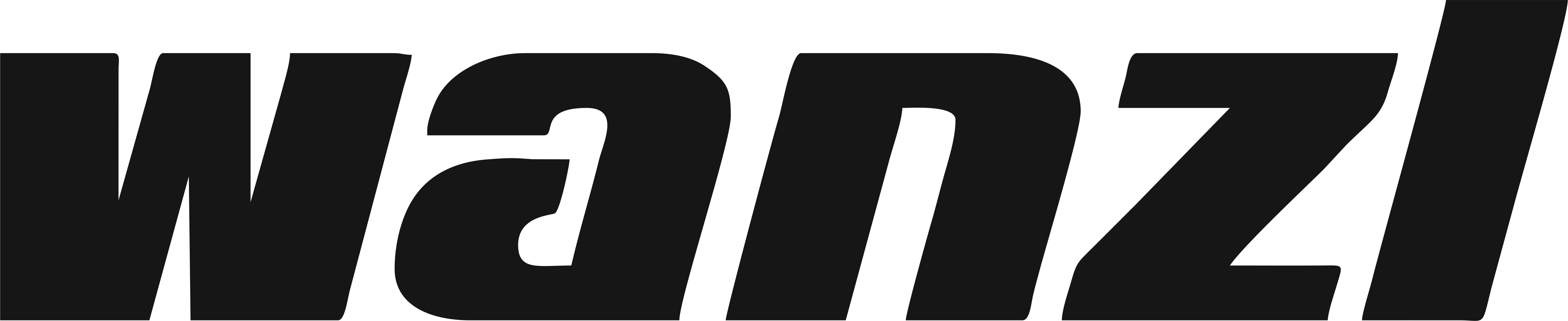 Wanzl brand name in bold black italicized letters on a transparent background.
