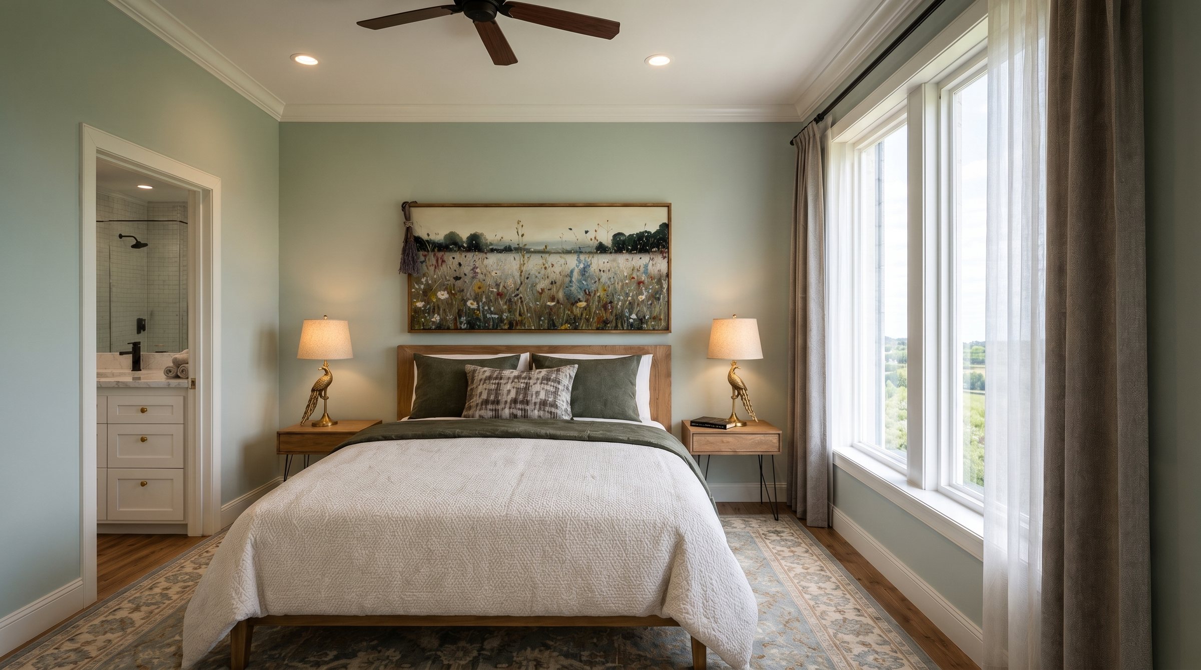 Private third-floor bedroom suite in a Judges Row residence