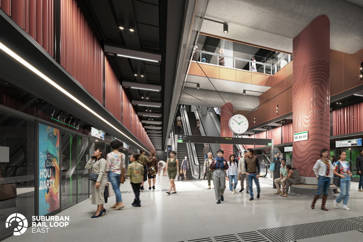 Suburban Rail Loop East, Stations North