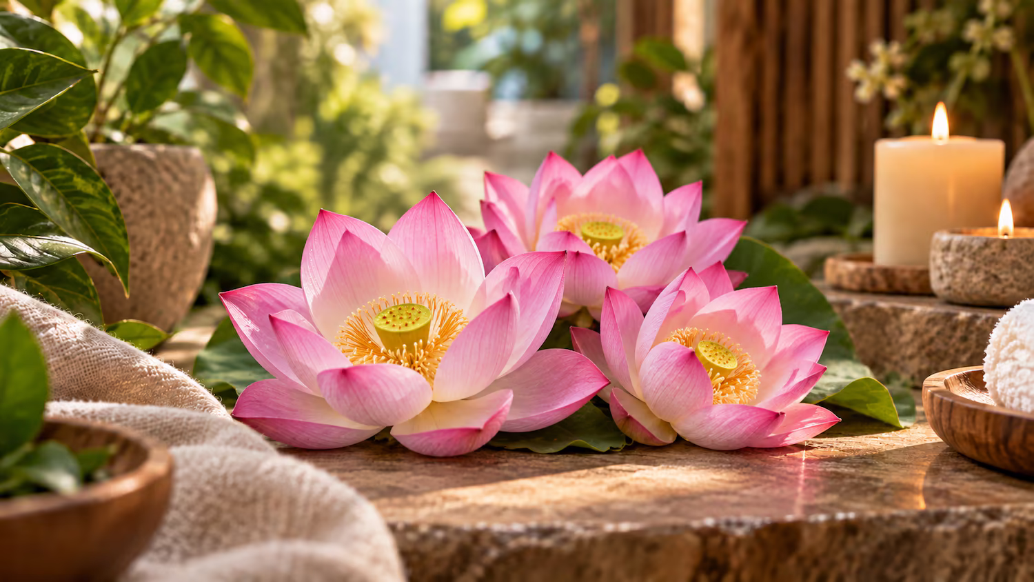 Garden path lined with flowers outside Transformational Wellness
