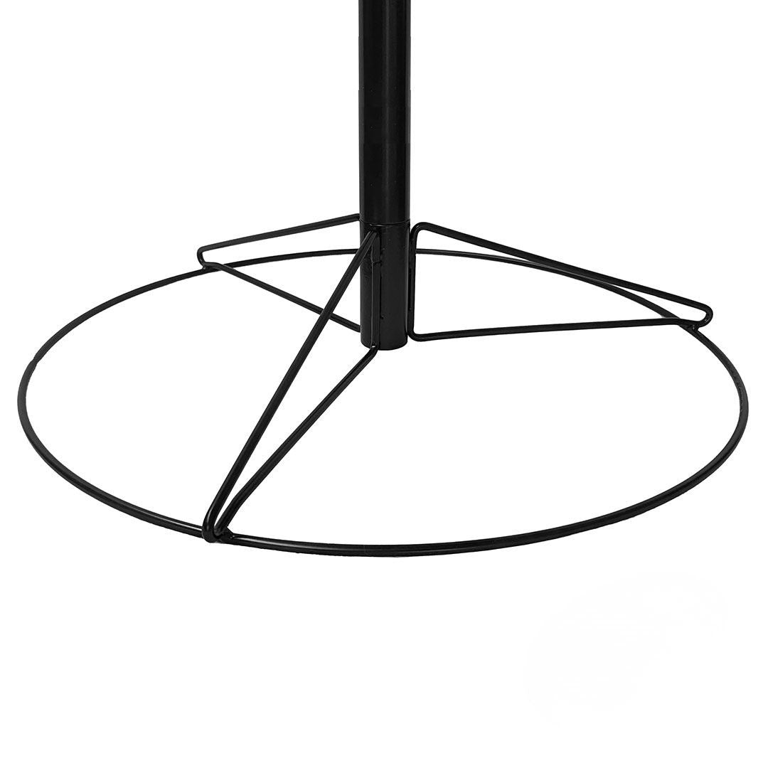 RAD Birdie Lite disc golf basket circular metal base and pole support on a white background.