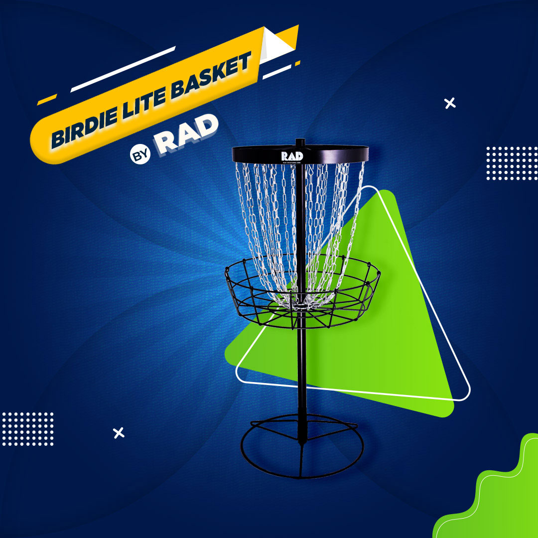RAD BIRDIE Lite Disc Golf Basket
