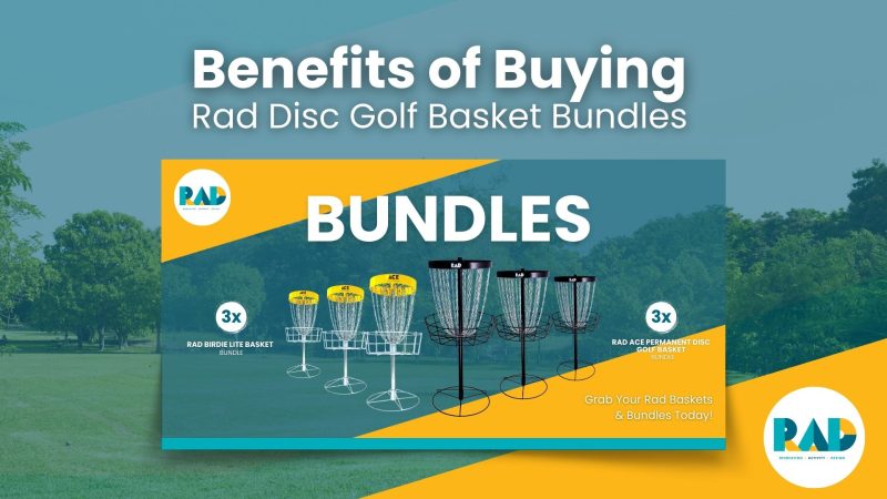 RAD banner on the benefits of buying basket bundles, showing the bundle packaging with three baskets.